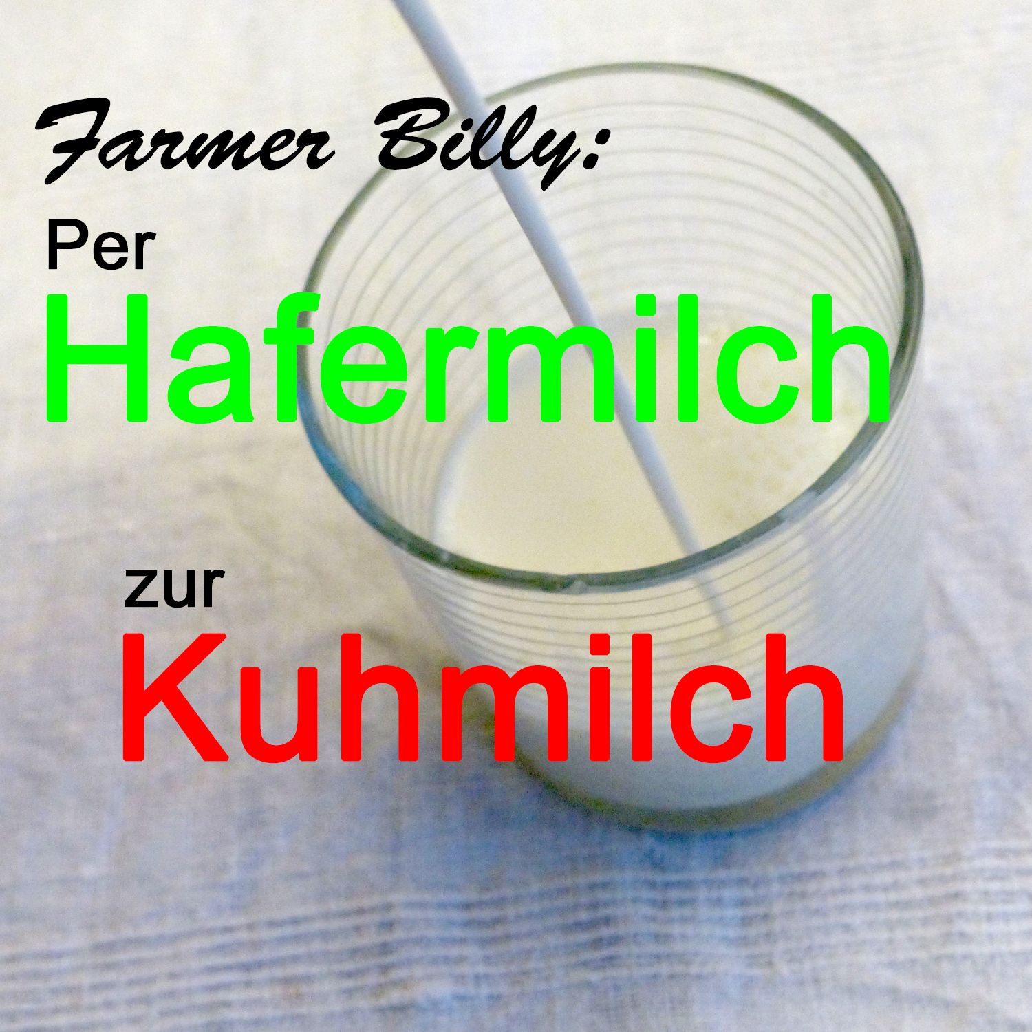 Milch fließt in Glas